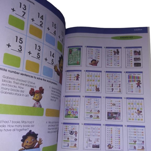 Sid The Science Kid First Grade Math Addition and Subtraction Workbook Lot of 2 - Picture 4 of 8